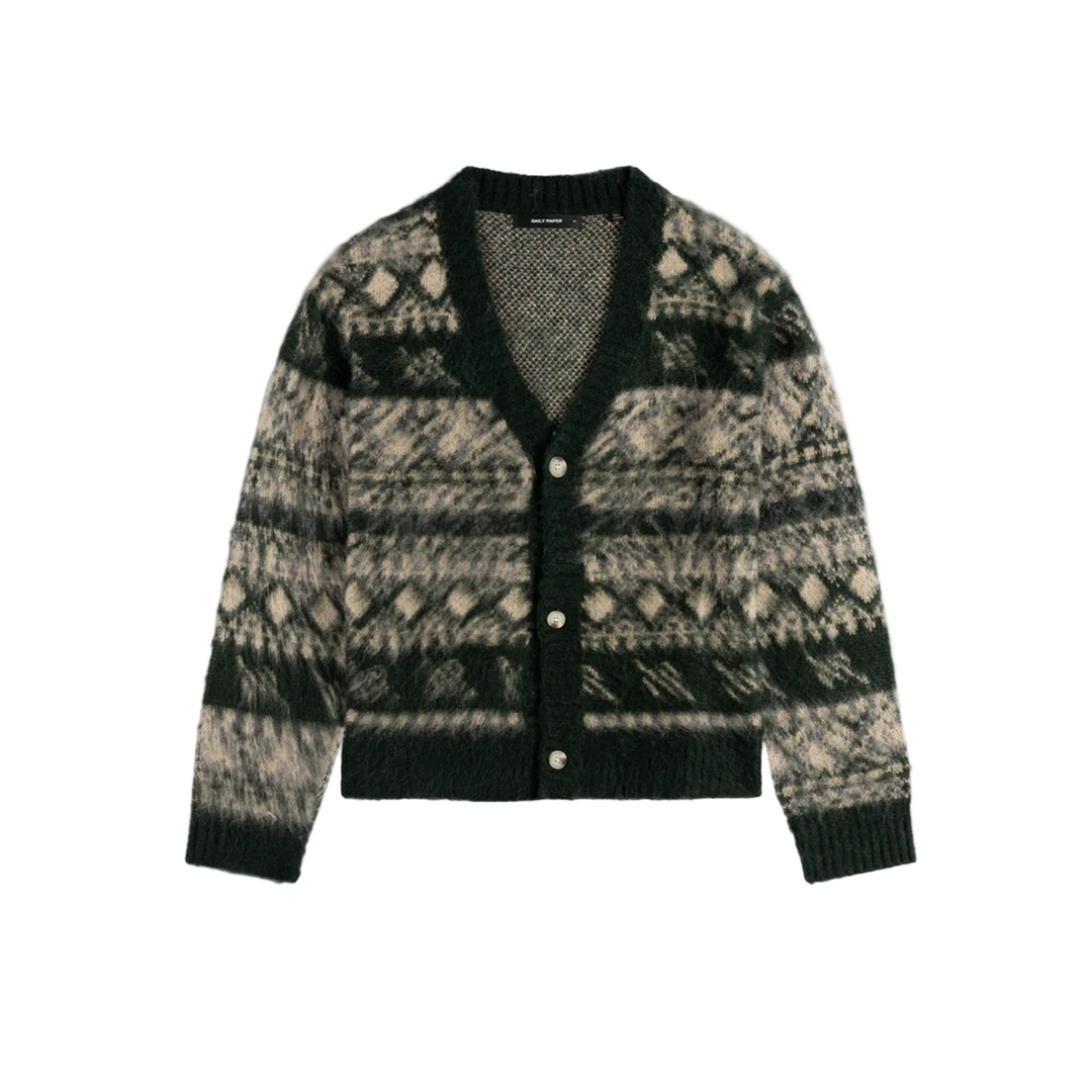 Daily Paper Cardigan Pattern Multi-Colore