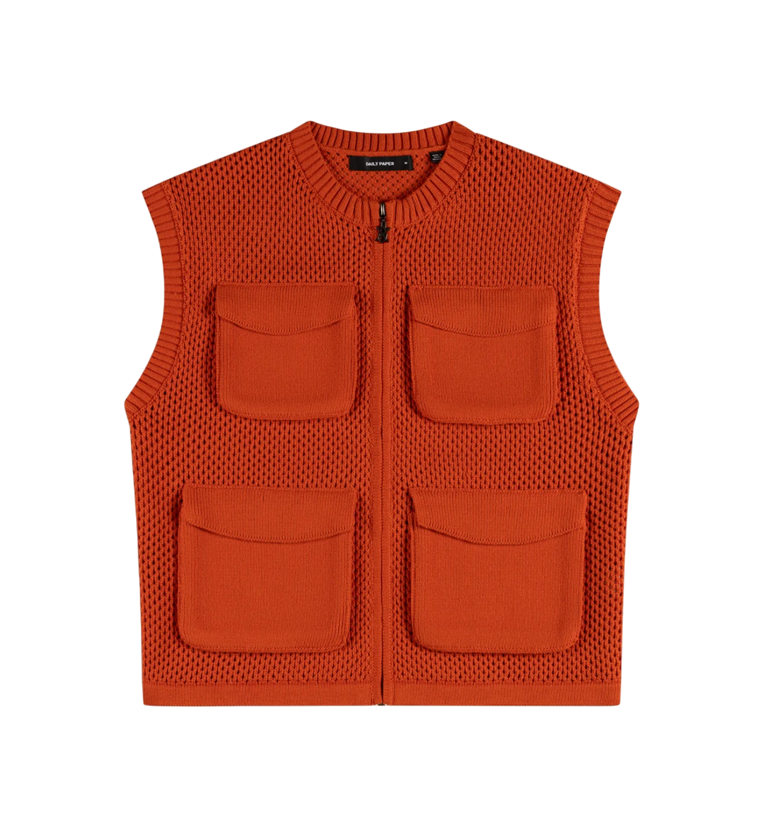 Daily Paper Gilet in Crochet