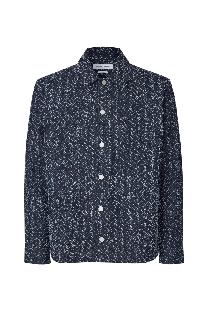 Samsøe Samsøe Sacastor X Over Shirt (Indigo Floss)