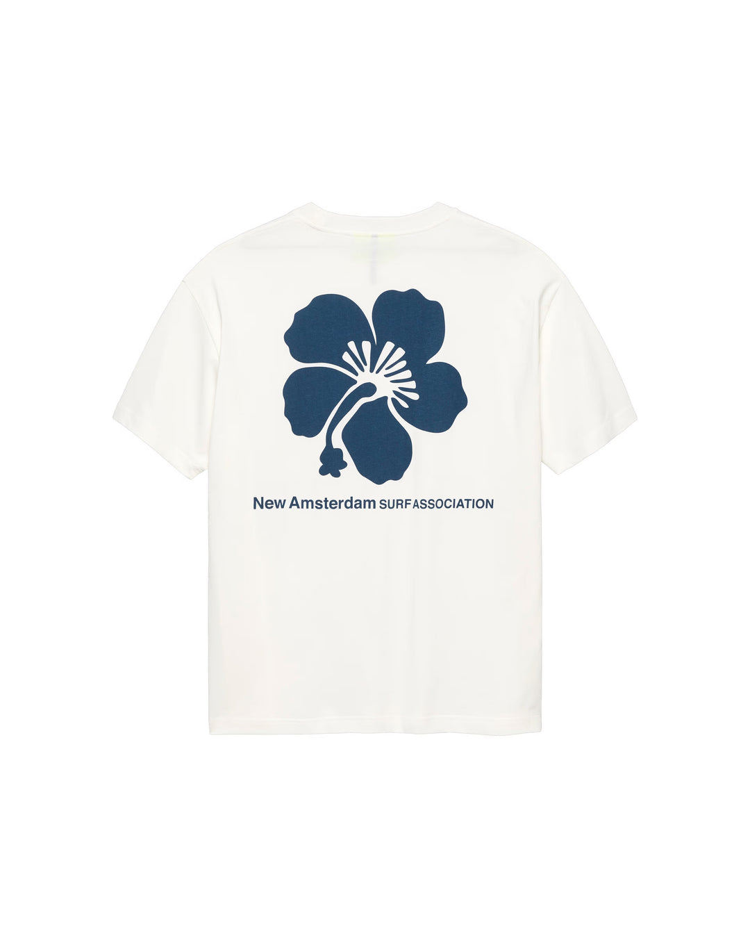 New Amsterdam Surf Association Hibiscus Tee (Washed White)
