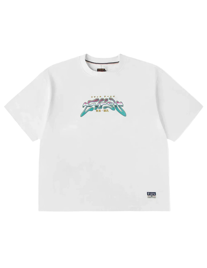 Evisu Neon Leopard Printed T-shirt (White)