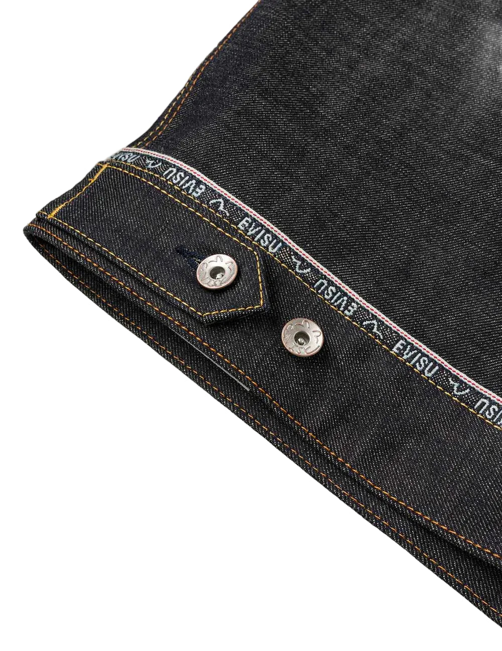 Evisu Logo Seagull Embroidery Denim Jacket