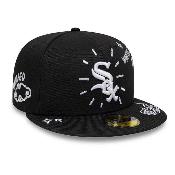 59FIFTY Fitted Chicago White Sox MLB Scribble Nero