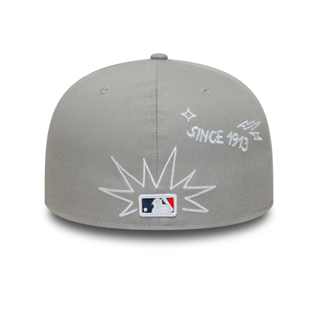 59FIFTY Fitted New York Yankees MLB Scribble Grigio