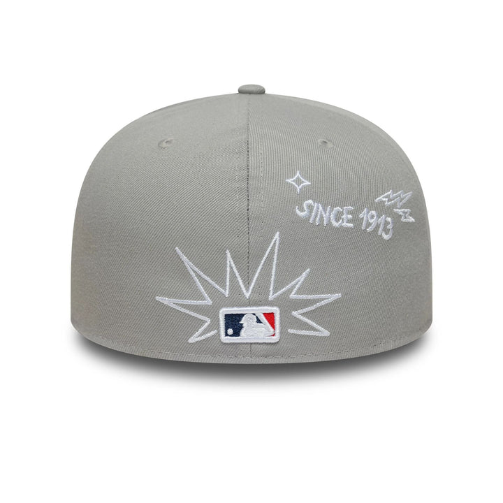 59FIFTY Fitted New York Yankees MLB Scribble Grigio
