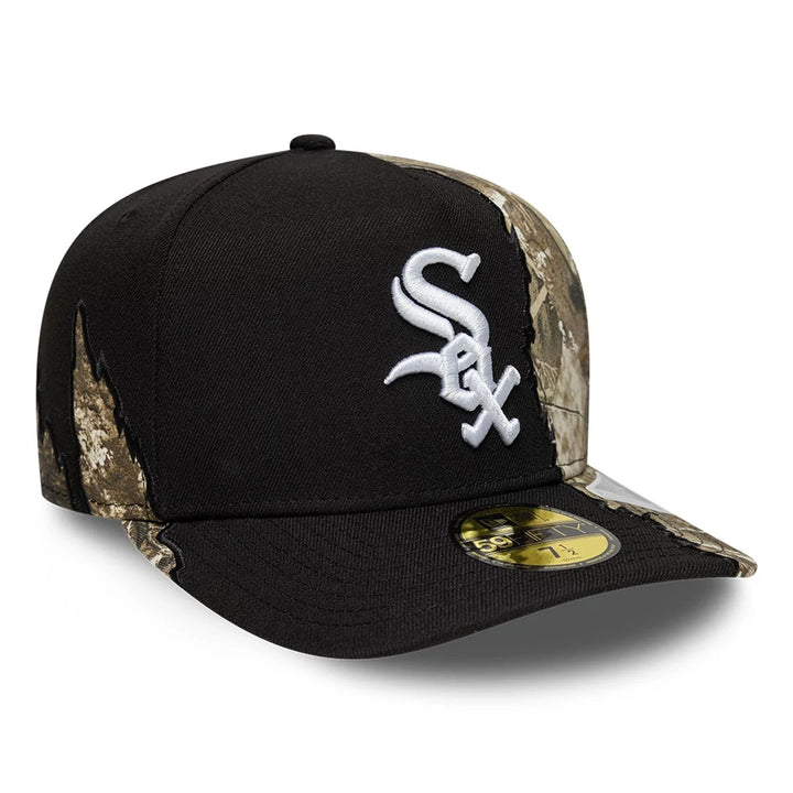 59FIFTY A-Frame Fitted Chicago White Sox MLB Split Realtree Nero