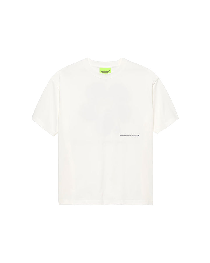 New Amsterdam Surf Association Hibiscus Tee (Washed White)