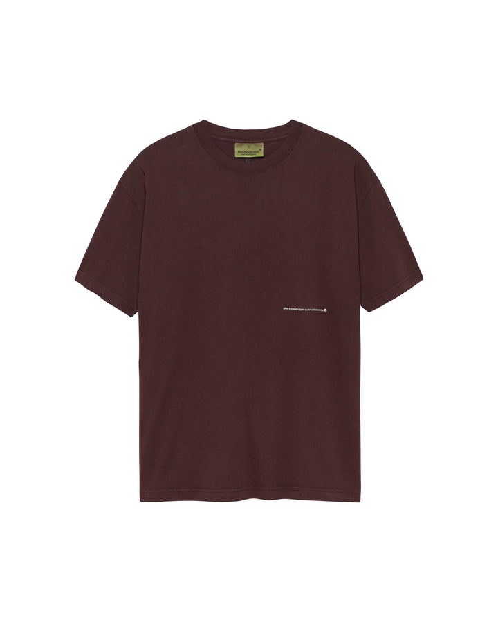 New Amsterdam Surf Association Hibiscus Tee (Walnut)