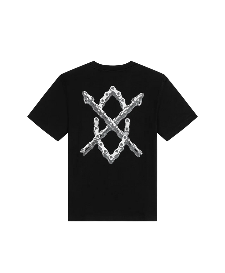 Daily Paper Chain Shield T-Shirt (Black)