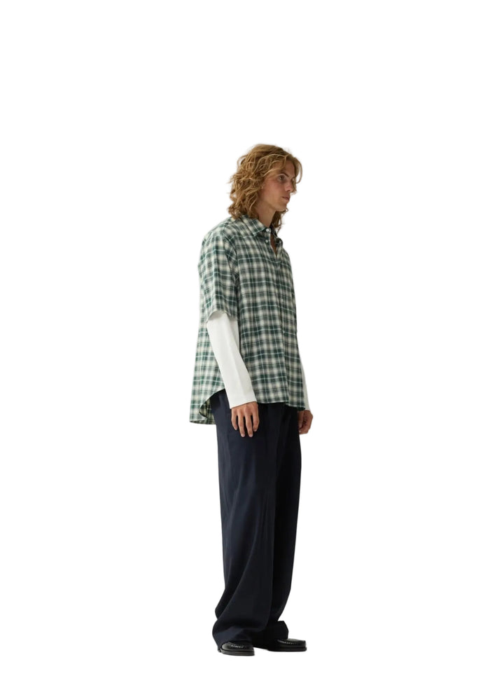NEW AMSTERDAM SURF ASSOCIATION DOUBLE LAYER SHIRT GREEN
