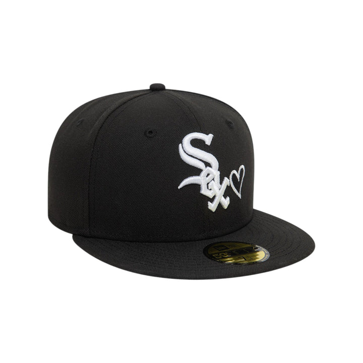 New Era 59FIFTY Fitted Chicago White Sox MLB Heart Icon Nero