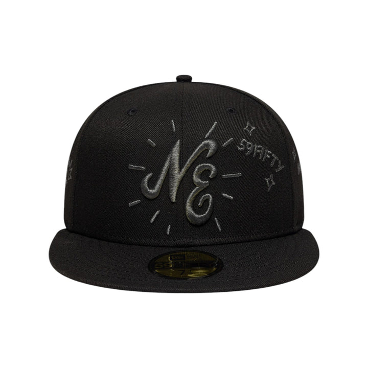 New Era 59FIFTY New Era Scribble Black