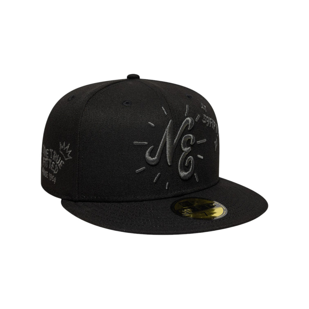 New Era 59FIFTY New Era Scribble Black