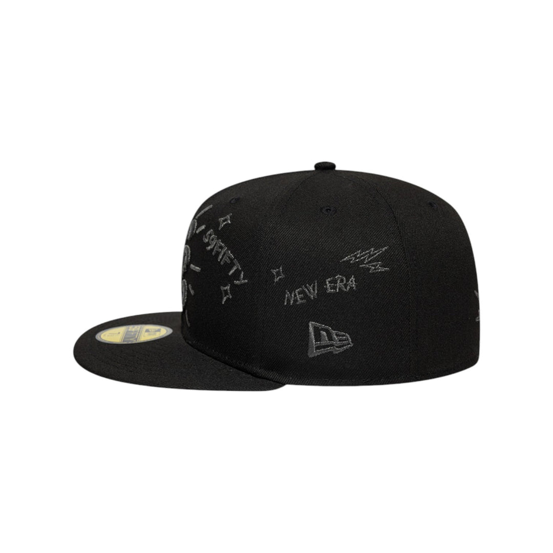 New Era 59FIFTY New Era Scribble Black