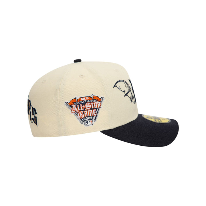 New Era 59FIFTY Detroit Tigers MLB Team Wings Light Beige