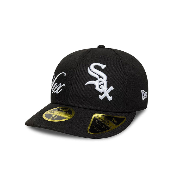 New Balance 59FIFTY Low Profile Chicago White Sox MLB Side Script Black