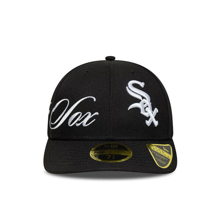New Balance 59FIFTY Low Profile Chicago White Sox MLB Side Script Black