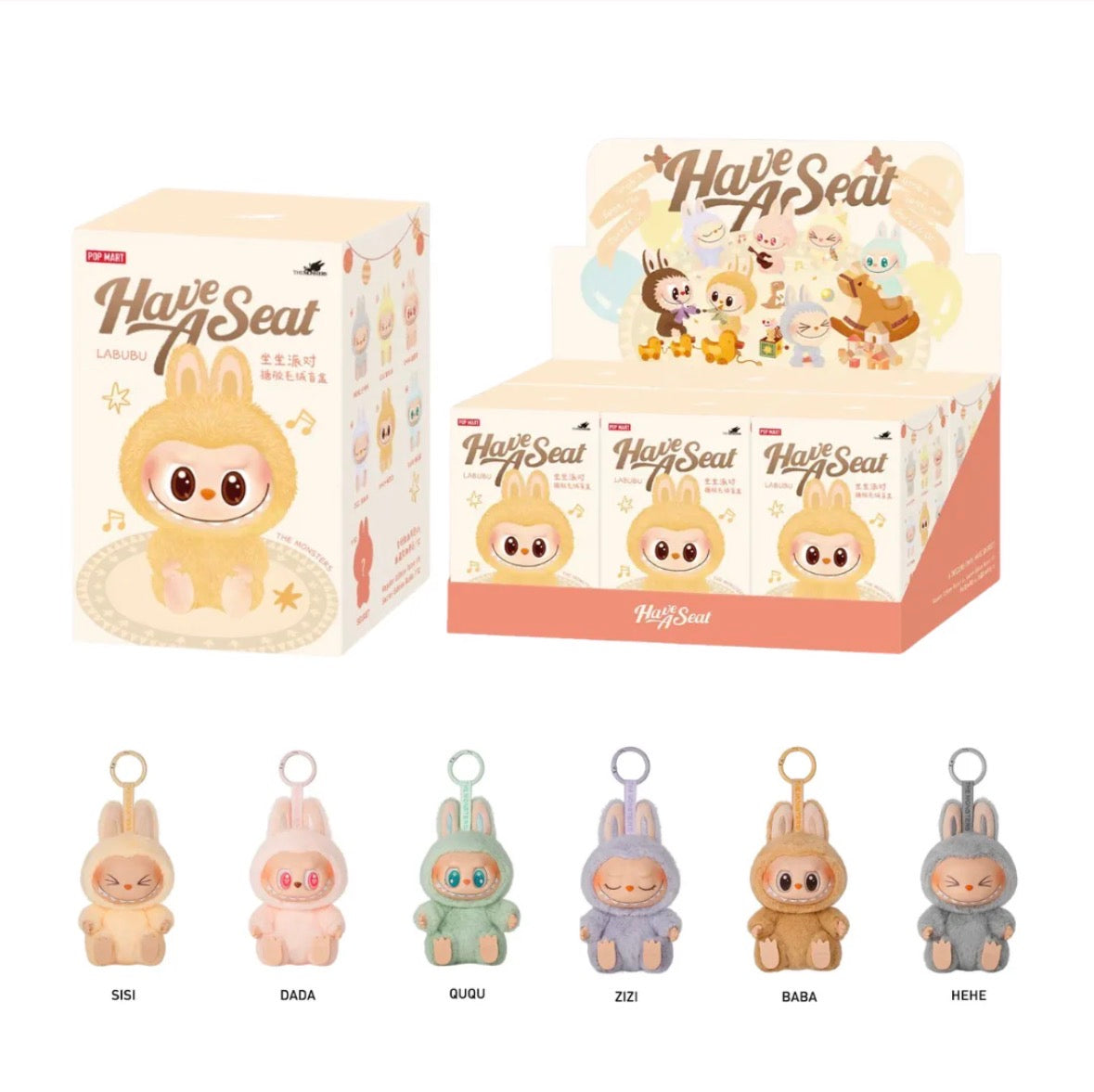 Pop Mart Labubu the monsters have a seat series (1 blind box