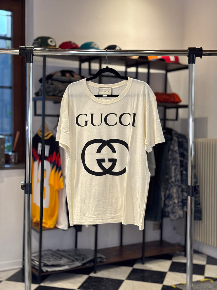 Gucci T-Shirt Logo GG Crema COND: 9.9/10