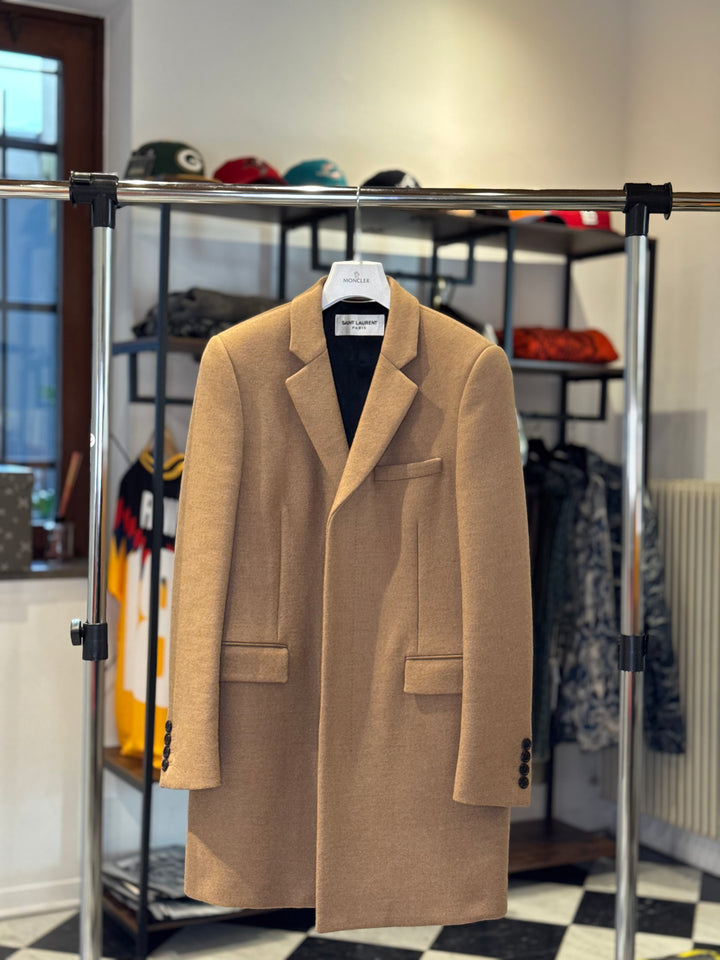Saint Laurent Cappotto in Cammello COND: 9.9/10