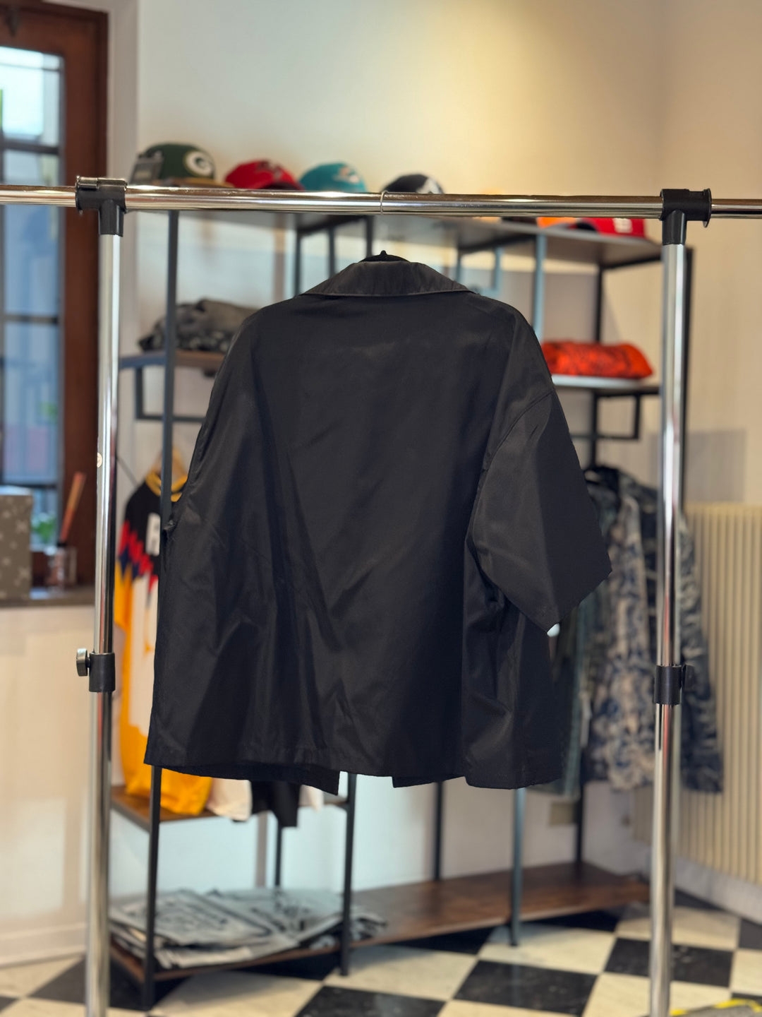 Prada Camicia a Manica Corta in Nylon COND: 9/10