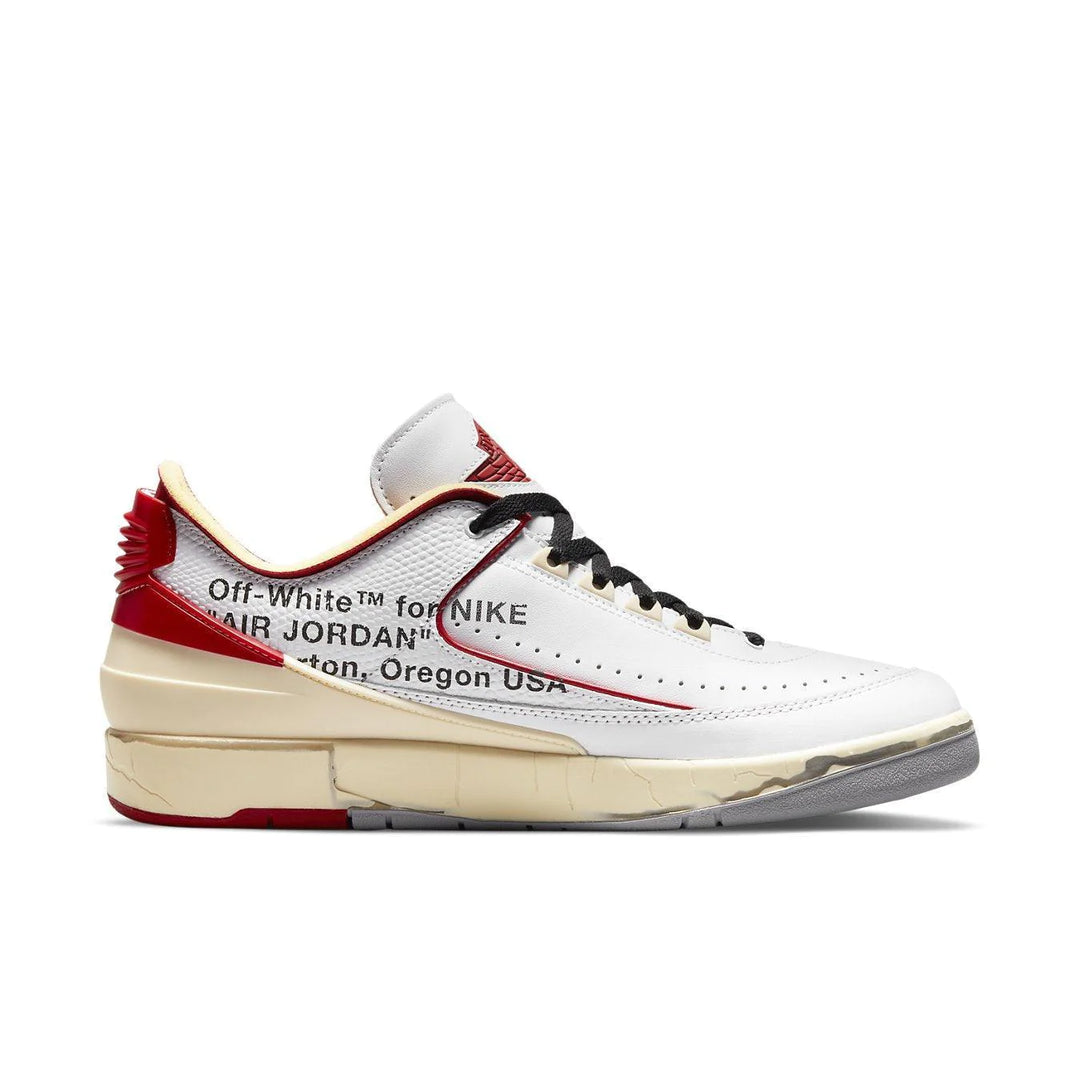 Jordan 2 Retro Low SP “Off-White White Red”