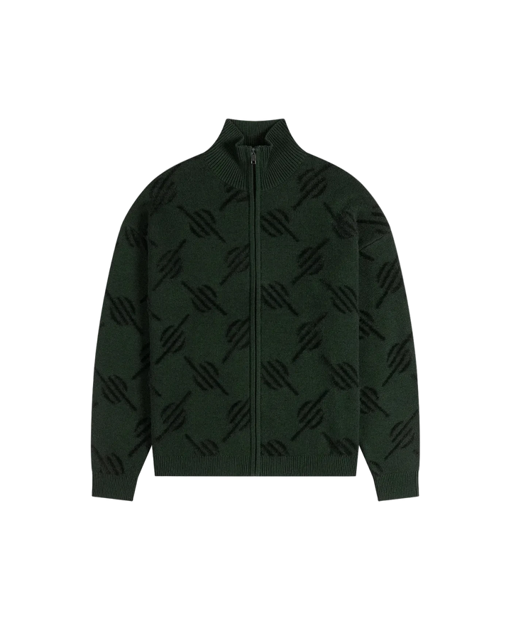 Daily Paper Rosin Monogram Knit Zip-Up