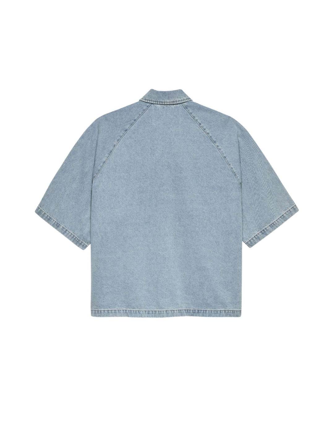 New Amsterdam Surf Association Over Shirt Lyocell Light Blu