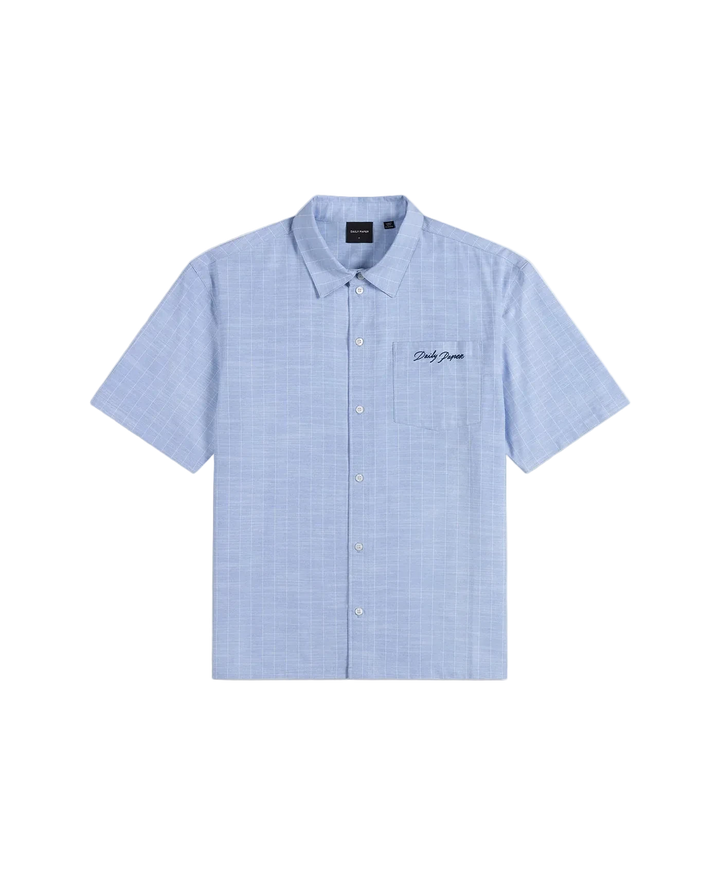 Daily Paper Stripe Script Shirt (Blue)