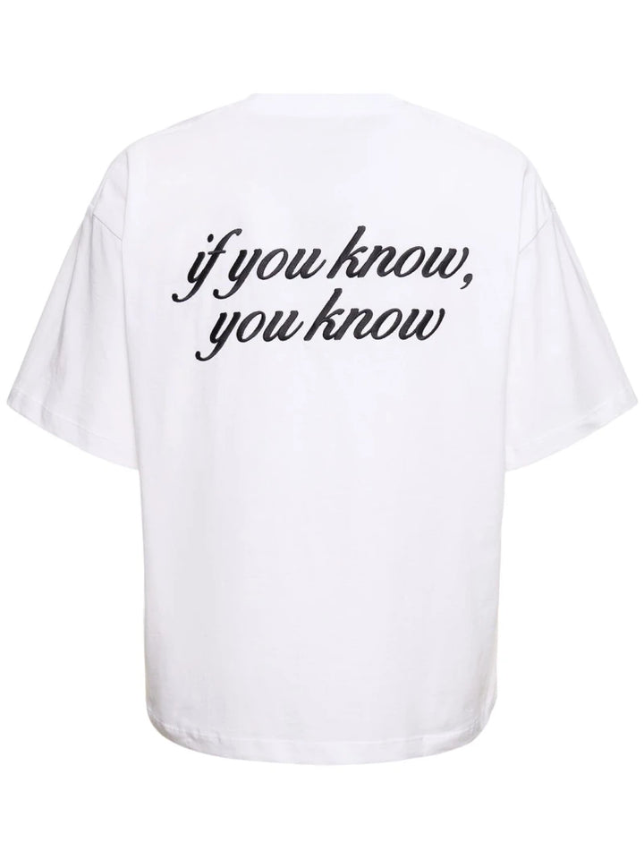 T-shirt Garment Workshop "If you know, you know"