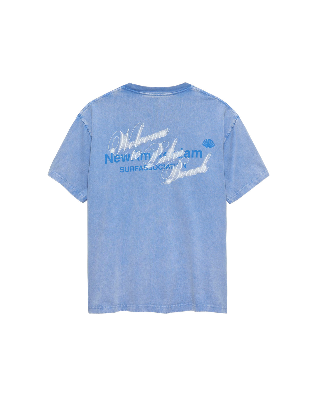 WELCOME TO PALMBEACH TEE BLUE