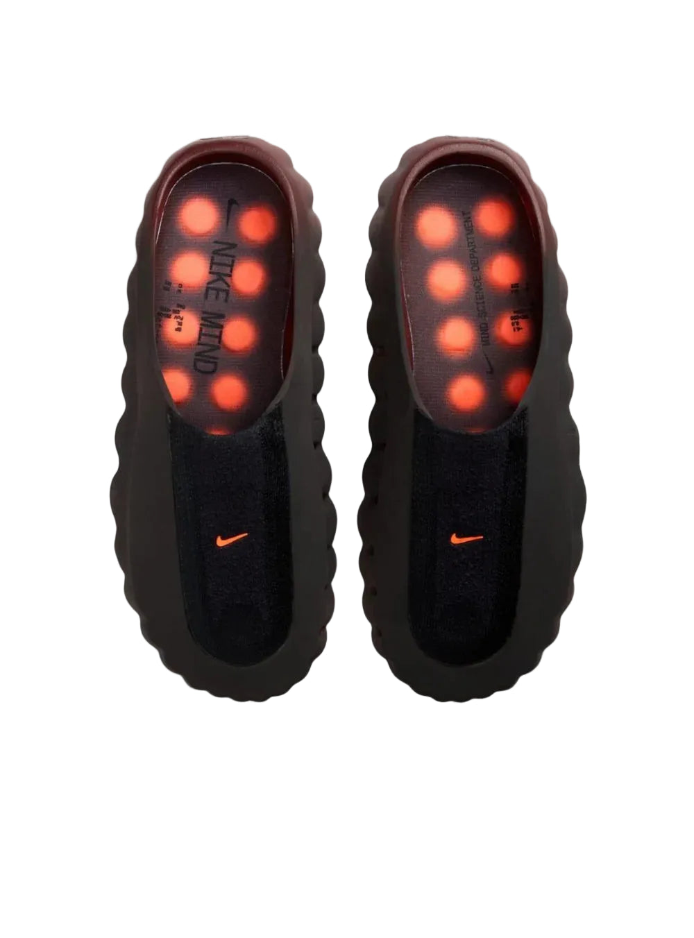 Nike Mind 001 Flyknit Slide Bronze Eclipse Total Orange