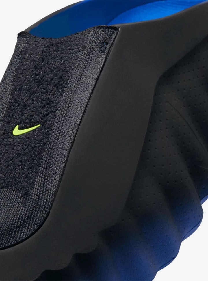 Nike Mind 001 Flyknit Slide Hyper Royal Black