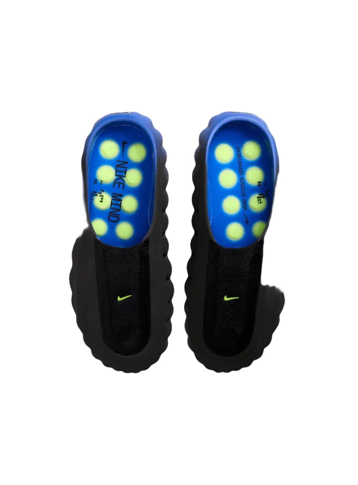 Nike Mind 001 Flyknit Slide Hyper Royal Black