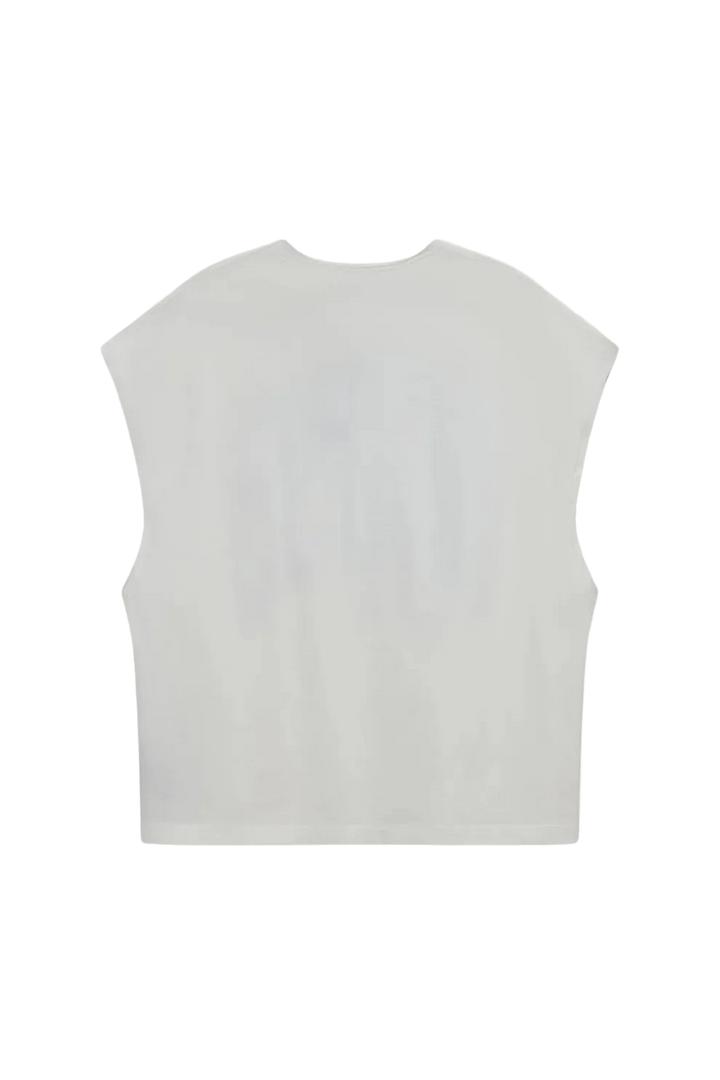 Acupuncture Touch Down Sleeveless (Egg White)